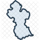 Guyana America Atlas Symbol
