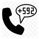 Guyana Country Code Phone Symbol