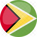 Guyana Flagge Land Symbol