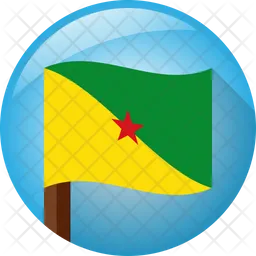 Guyane Flag Icon