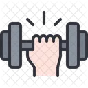 Gym Dumbell Exercise Icon