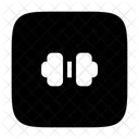 Gym Dumbbell Weight Icon