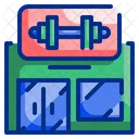 Gym Dumbbell Fitness Icon