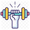 Gym Exercise Barbell Icon