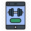 Gym Fitness App Fitness Symbol