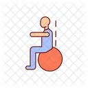 Gym Swiss Ball Icon