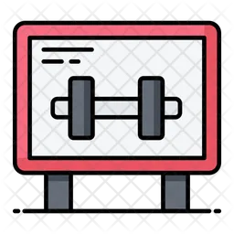 Gym board  Icon