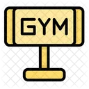 Gym Board Gym Fitness Icon