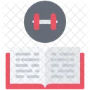 Gym Book Workout Book Fitness Book Icon