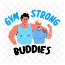 Gym Buddies Fitness Gym Icon