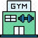 Gym Building Gym Building Icon