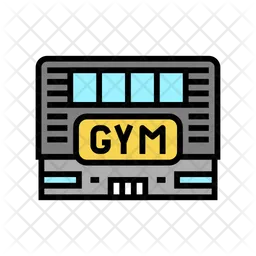 Gym Building  Icon