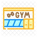 Gym Building Building Fitness Icon