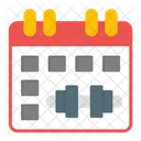 Calendar Gym Schedule Icon