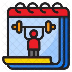 Gym Calendar  Icon