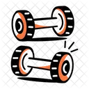 Gym Workout Exercise Icon