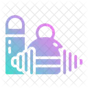 Dumbell Gym Exercise Icon