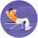 Gym Exercise Gym Training Healthy Activity Icon