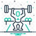 Gym Dumbbell Gymnastics Icon