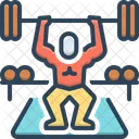 Gym Dumbbell Gymnastics Icon
