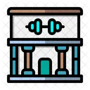 Gym Or Sports Facility Icon University Icon