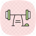 Gym Fitness Building Icon