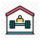 Sport Exercise Home Icon