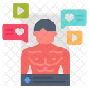 Gym Influencer Gym Blogging Gym Vlogging Icon
