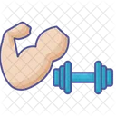 Gym Outline Filled Icon Business And Finance Icon Pack Icon