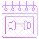 ジムのスケジュール  アイコン