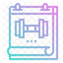 Calendar Fitness Time Icon