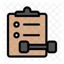 Gym Schedule Schedule Healthcare Icon