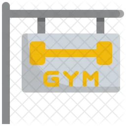 Gym signboard  Icon