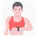 Exercise Time Workout Time Gym Time Icon