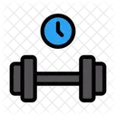 Gym Time Workout Time Exercise Time Icon
