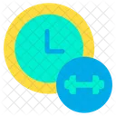 Clock Time Gym Time Icon