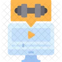Gym Video Icon