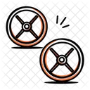Gym Workout Exercise Icon