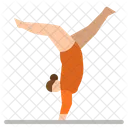 Gymnastic Yoga Gymnast Icon