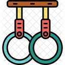 Gymnastic Rings Sports Icon