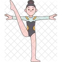 Gymnastic Rhythmic Stretching Icon