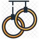 Gymnastic Ring Rope Icon