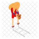 Trapese Female Act Icon