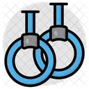 Gymnastic Rings Gym Equipment Gym Instrument Icon