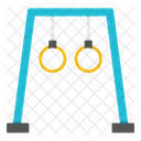 Gymnastic Rings Gym Equipment Gym Instrument Icon