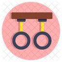 Gymnastic Rings Gym Equipment Gym Instrument Icon