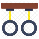 Gymnastic Rings Gym Equipment Gym Instrument Icon