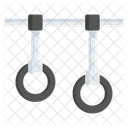 Gymnastic Rings Acrobat Icon