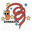 Gymnastic sticker  Icon