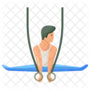 Gymnastics Gymnastics Rings Physical Exercise Icon